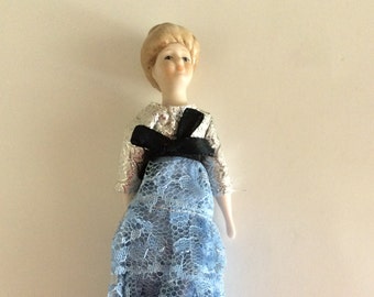 Handmade Antique Bisque & Cloth Doll