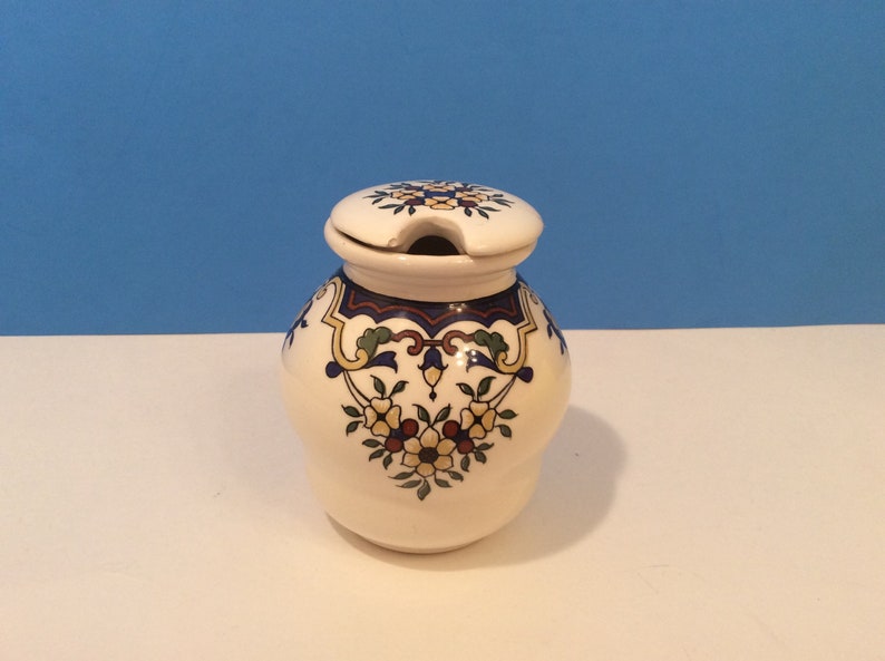 Vintage French Mustard Jar Moutarde Boequet Yvette 1735