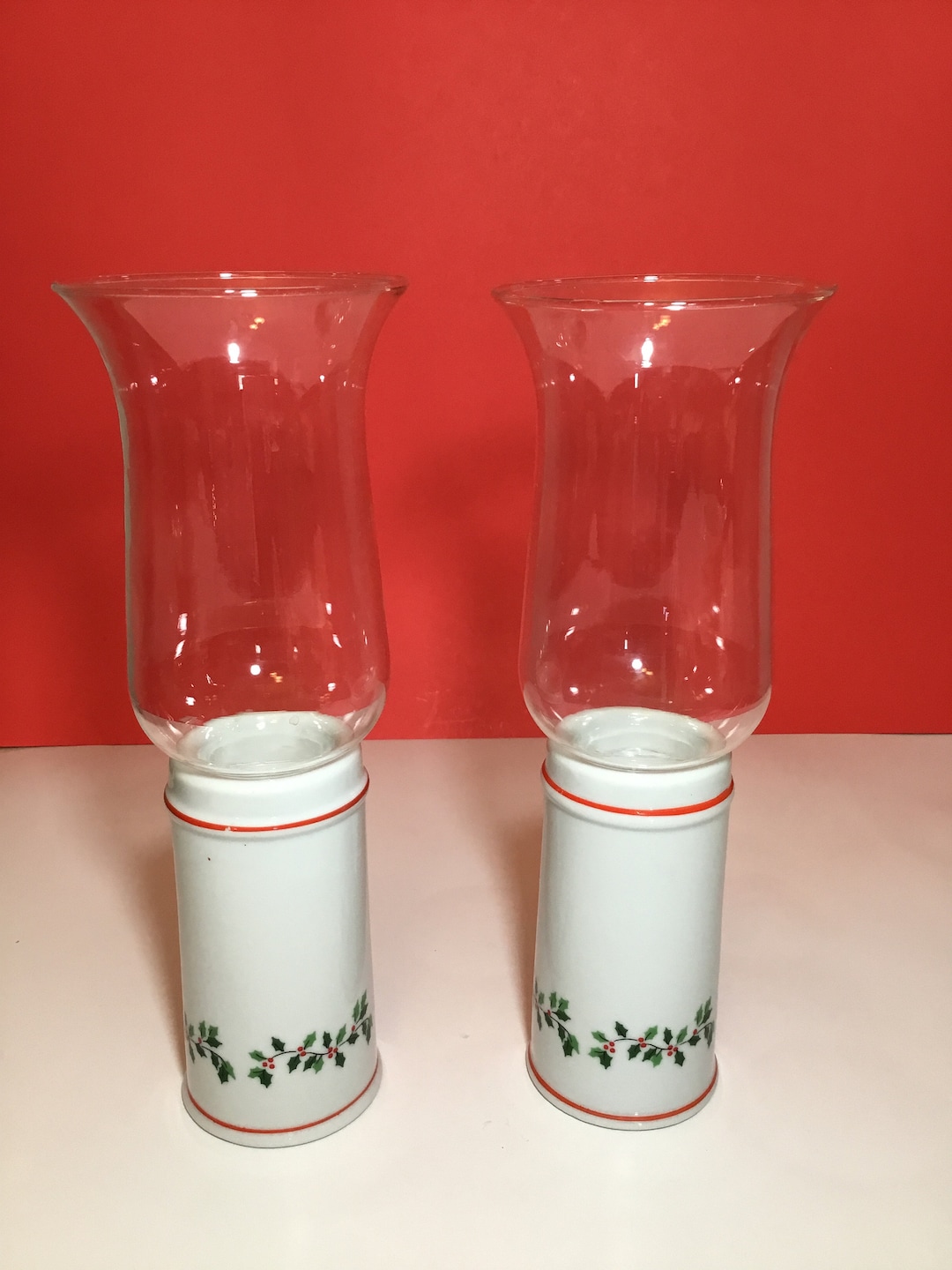 Vintage Colonial Candle of Cape Cod Set of Two Candle Holders Etsy