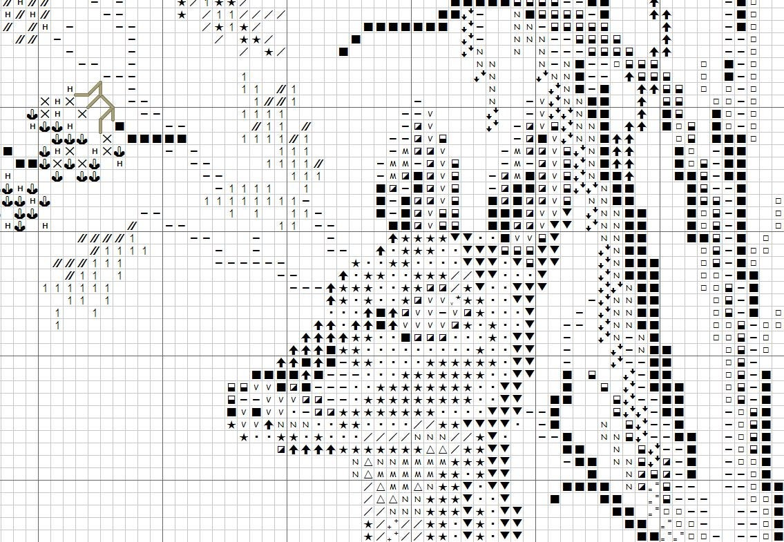 Deer With Fawns Counted Cross Stitch Pattern Autumn Forest Etsy