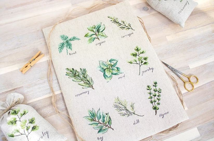 COKYIS Kreuzstich-Set Mit Blumen-Muster, 11CT, 40x50cm – Vorgedruckter Stoff Für Anfänger & Dekoration
