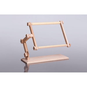 Wooden Needlework Frame Easy Clip Hand Frame  Beading Frame Scrooling Tapestry Holder Stitching Frame Adjustable Frame Bed Stand Frame