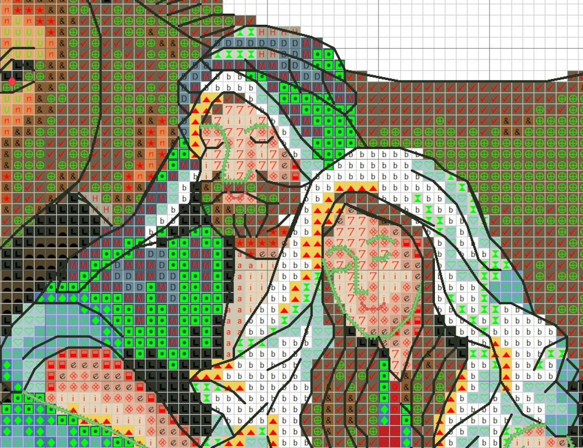 Christmas tree skirt nativity scene counted cross stitch  etsy australia