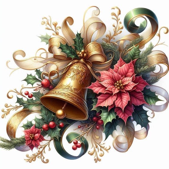 クリスマスブーケ ポインセチア クロスステッチパターン モダン刺繍