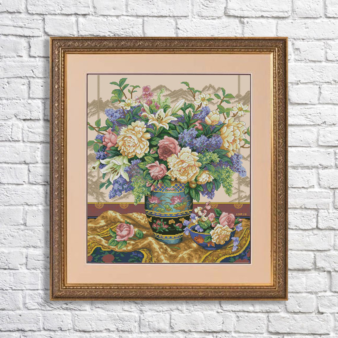 Needlepoint Kit Floral Splendor by Dimensions