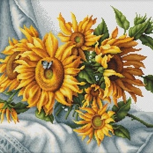 Kreuzstichpackung Sonnenblumen Kreuzstichpackung Luca-S