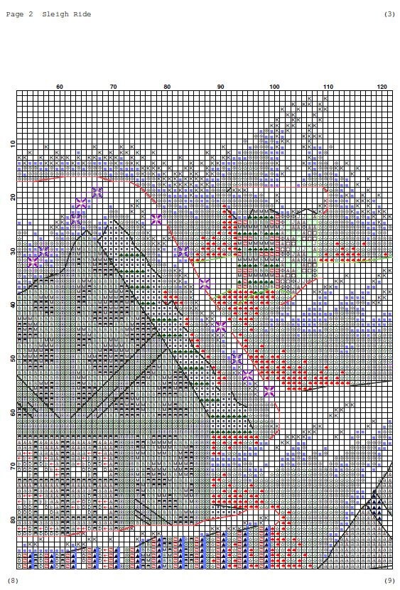 PC] Dmensons Slegh Rde Tree Skrt pattern started around the