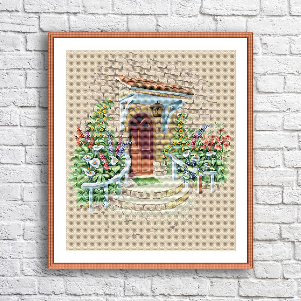 Doors to the Old House Counted Cross Stitch Pattern Summer - Etsy