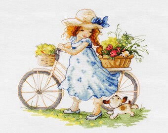 Counted Cross Stitch Kit Take a Ride Counted Cross Stitch Luca-S