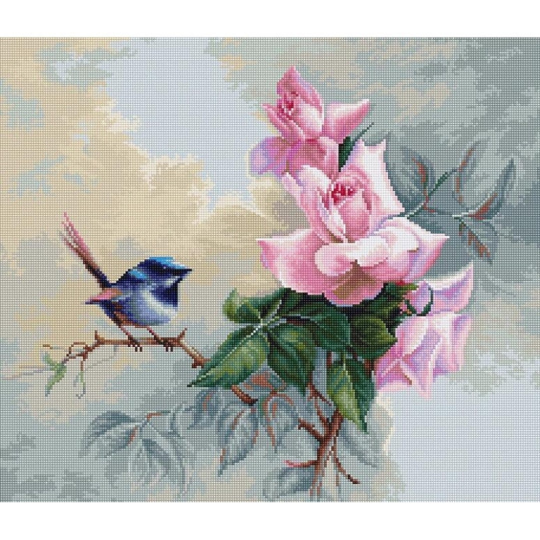 Counted Cross Stitch Kit Bird DIY Counted Cross Stitch Wall Decor Home