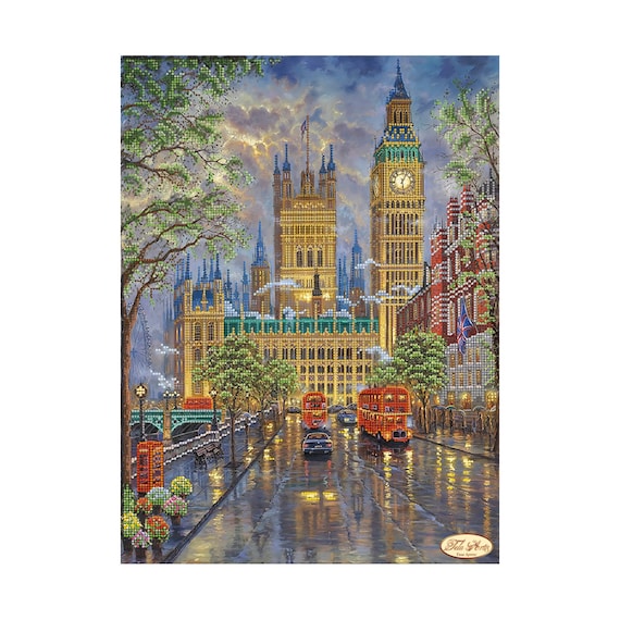アンティーク イギリス ニードルワーク刺繍マット 水源 水と森と家と空 田園風景 m70589626441_1.jpg?1626091220