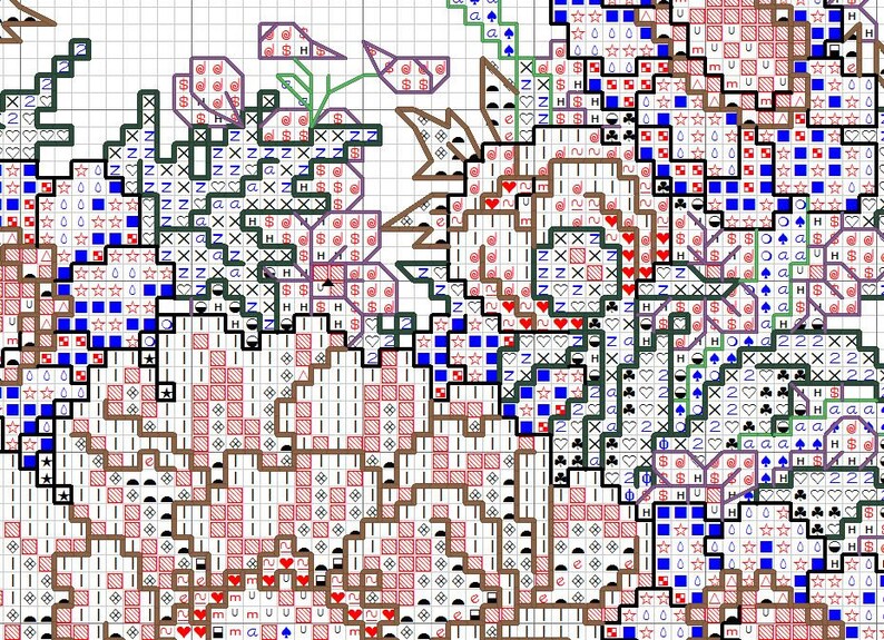 Flowers and Lace Cross Stitch Pattern PDF Digital Pattern Etsy