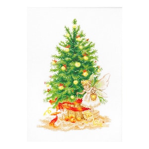 Weihnachtsbaum DIY Kreuzstichpackung Luca-S Fee Weihnachtsschmuck Zählvorlage B1117