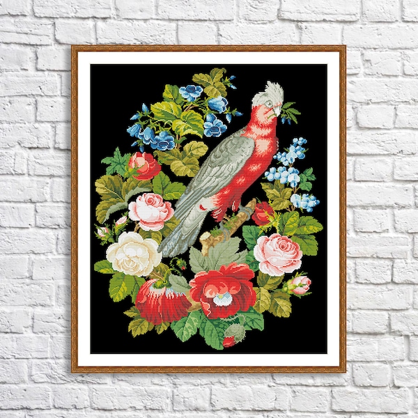 Antique parrot christmas ornament