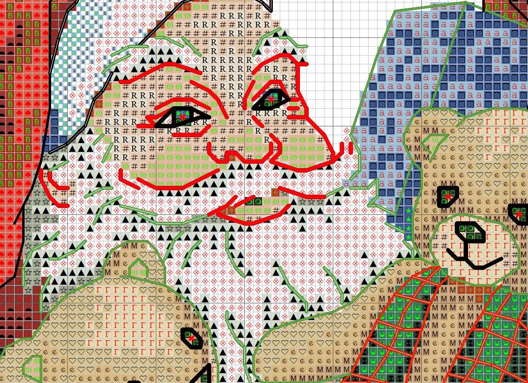 Santa Countdown Advent Calendar Christmas Counted Cross Stitch Etsy