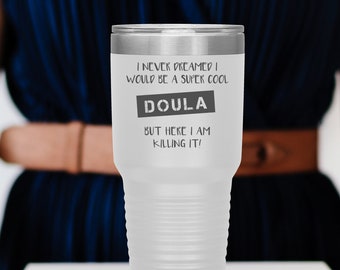 Doula gift, gift for doula, Lets doula this, Doula super cool tumbler appreciation thank you, Supplies midwife gifts, Doula thank you gift