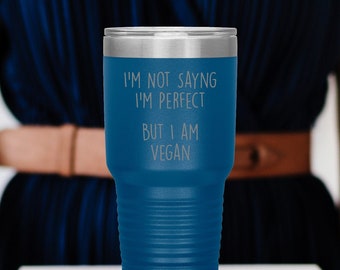 Funny Vegan Mug, Funny Vegan Gift, Travel Mug Vegan, Gift For Vegan, Birthday Vegan Gift, Gift for Vegetarian, Yes I Get Enough Protein Mug