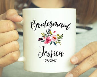 Bridesmaid Mug, Bridesmaid Gift, Personslized Mug, Bridesmaid, Coffee Mug, Wedding Gift, Bridesmaid Proposal, Wedding Mug, Bridal Party Gift