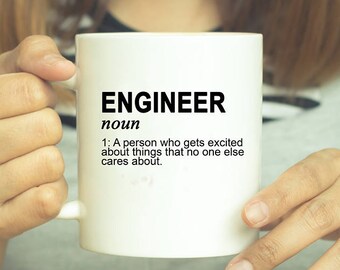Engineer Mug, Coffee Mug, Engineer Gift, Funny Mug, Engineer Gifts, Mug, Engineer, Funny Coffee Mugs, Gifts For Engineers, Graduation Gift
