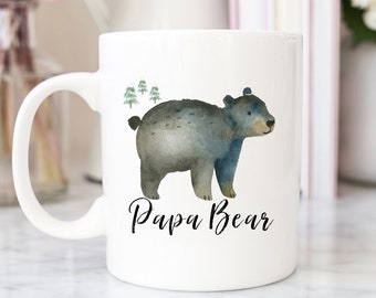 Papa Bear, Papa Bear Mug, Fathers Day Gift, Gift For Dad, Fathers Day, Papa, New Dad, Dad To Be, Pregnancy Reveal, New Baby, Papa Mug, Daddy