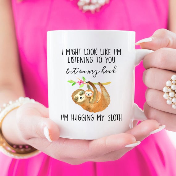 Sloth Gifts for Sloth Lovers Gifts for Her Sloth Gifts | Etsy