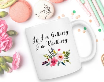 Knitting, Knitting Mug, Gift For Knitter, Extreme Knitter, Coffee Mug, Knitter Gift, Knitters Gift, Knitter Mug, Crochet Gift, knit, Mugs