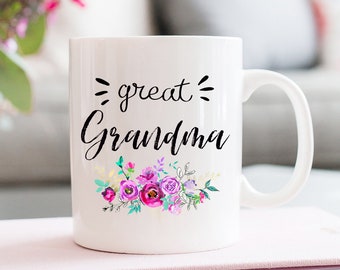 World's Best Great Grandma Mug, Great Grandma Mug, Worlds Best Great Grandma, Gifts For Grandma, Great Grandparent Gift, Great Granny Mug