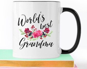 Mother's Day Mug, Grandma Coffee Mug, World's Best, Mothers Day Gift To Grandma From Baby, Delivered, Mother's Day Gift For Grandma,