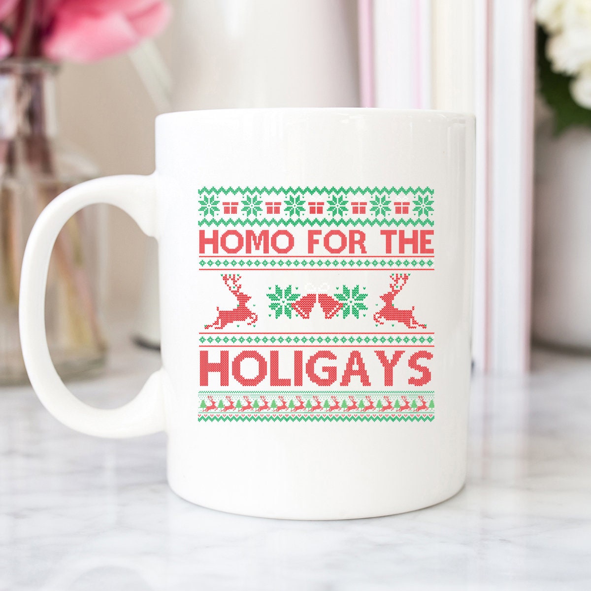 Funny Christmas Gift for Gay Friend Funny Happy Holigays Etsy