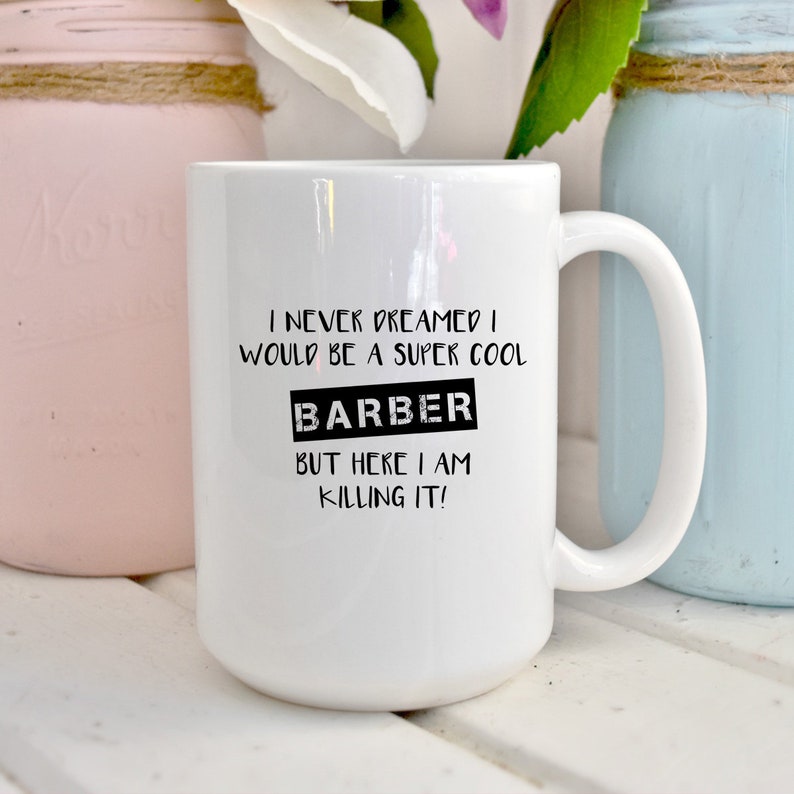 Barber Mug Barber Shop Coffee Mug Barber Gift Barber Shop Etsy