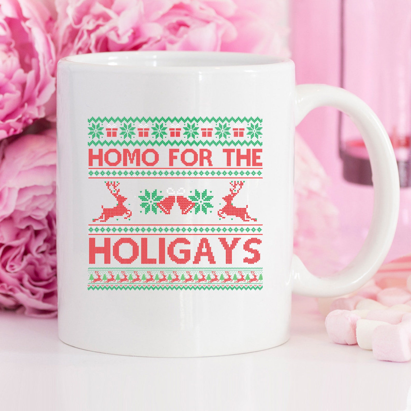 Funny Christmas Gift for Gay Friend Funny Happy Holigays Etsy