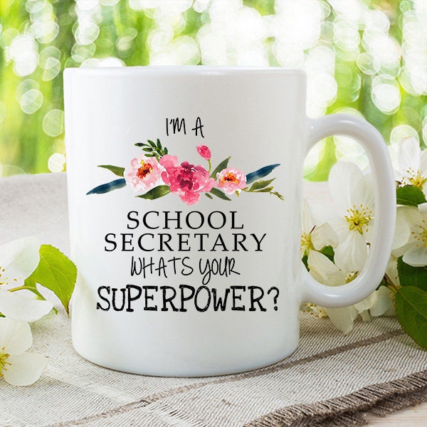 School Secretary Secretary Appreciation Occupation Gift Etsy