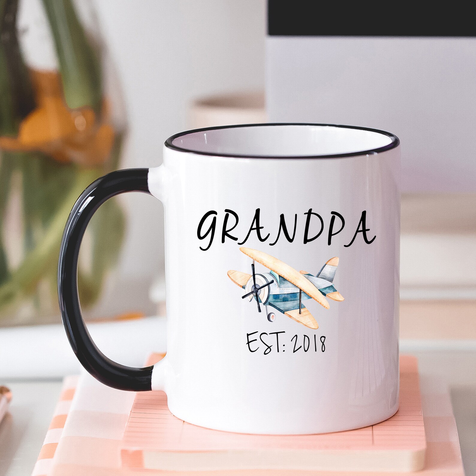 Grandpa Grandpa Mug Grandpa Gift Pregnancy Reveal Gift for Etsy