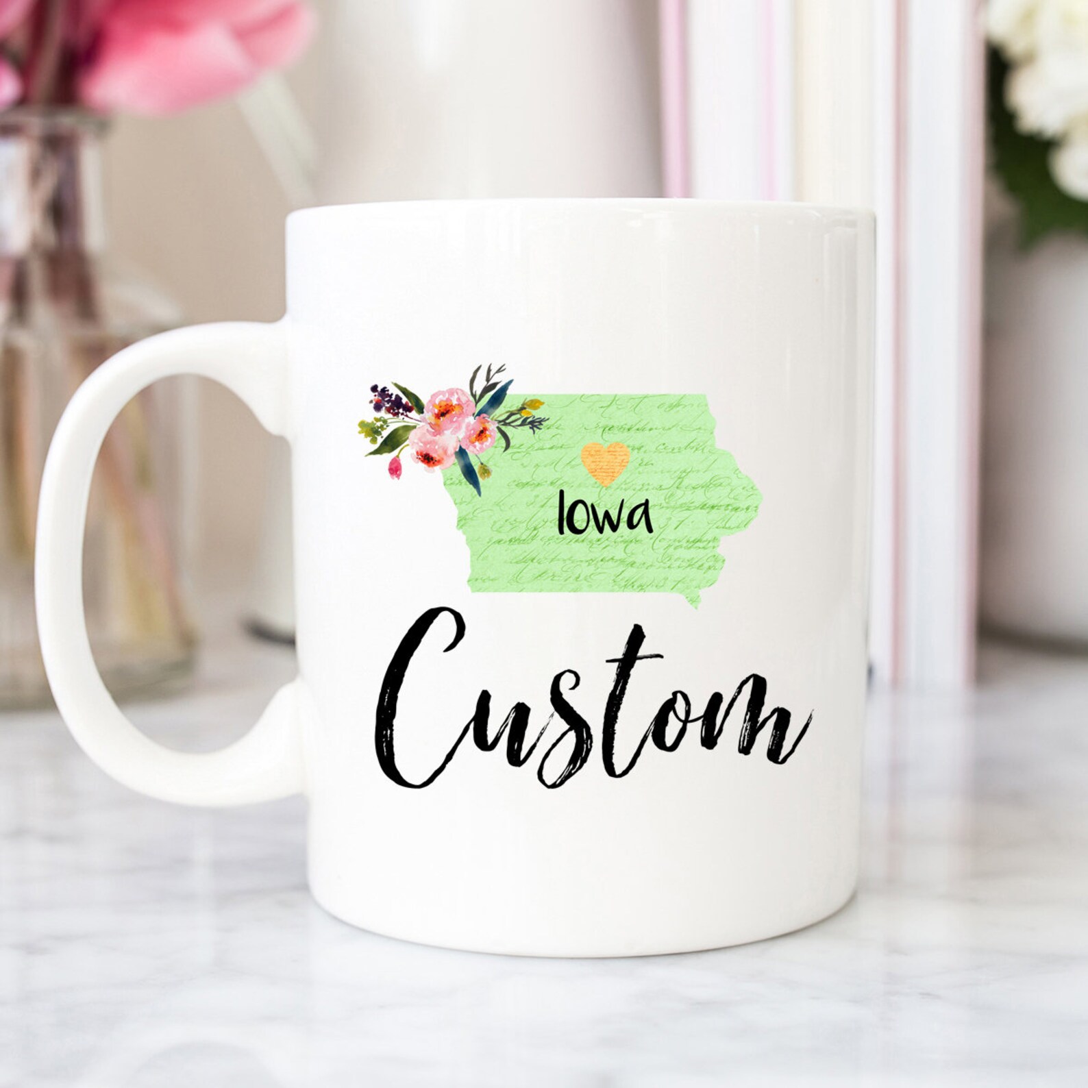 Iowa Coffee Mug Iowa Mug Iowa Coffee Mug State Coffee Mug Etsy UK