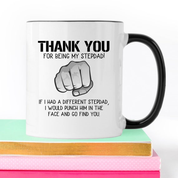 funny step dad mugs