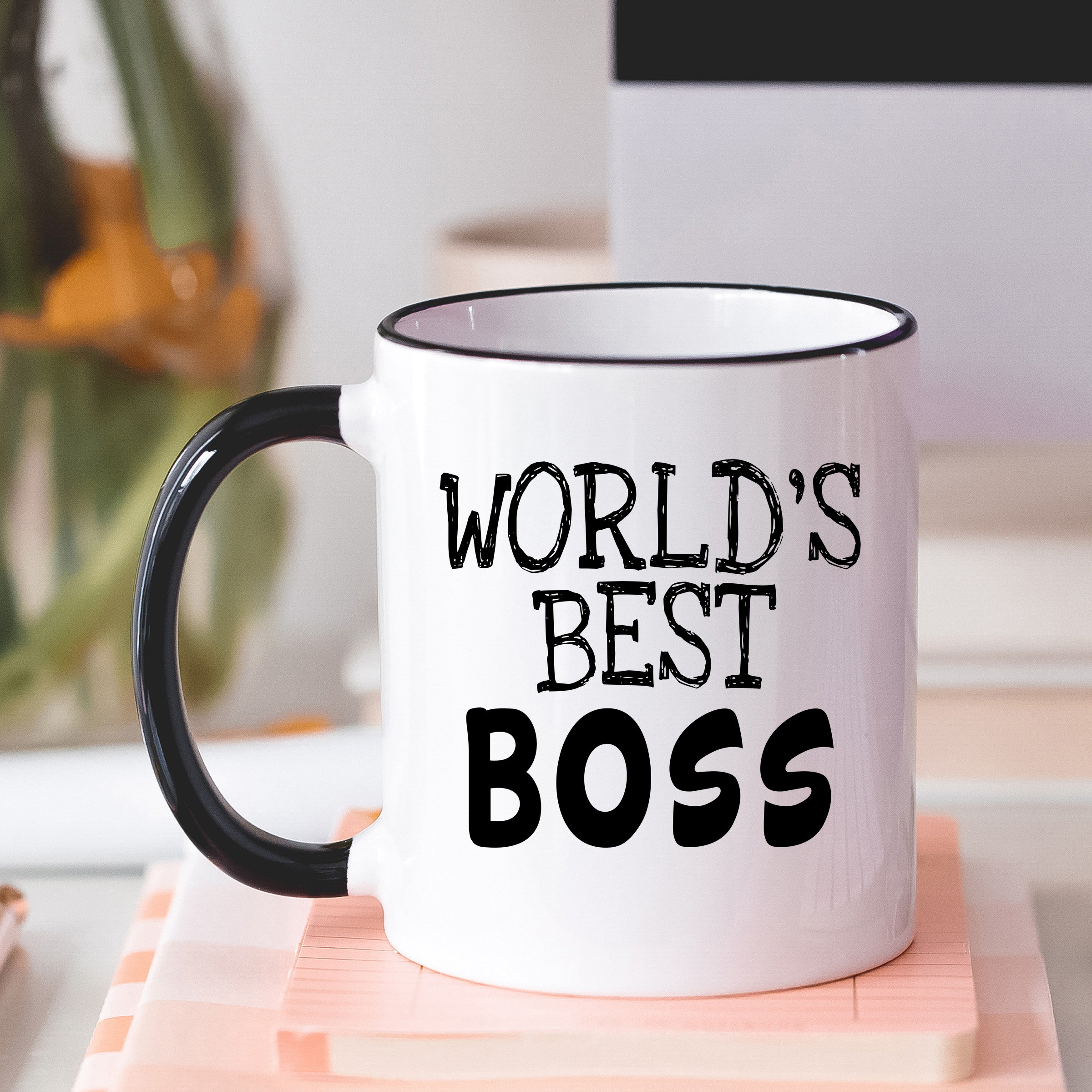 World's Best Boss Coffee Mug Boss Gift The Office Boss Etsy