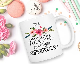 Physical Therapist Coffee Mug, Physical Therapy, Coffee Mug, Therapist Gift, Physical Therapy Mug, Mug, Physical Therapist, PT Coffee Mug