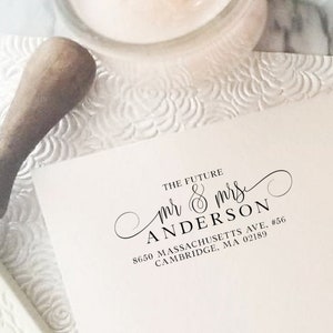The future Mr & Mrs mailing labels • Return address stickers •Address labels for wedding invitations • Custom mailing labels  for Wedding •