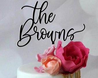 Custom Cake Topper for Birthday, Engagement, Bridal Shower, Baptism, or any occasion.
