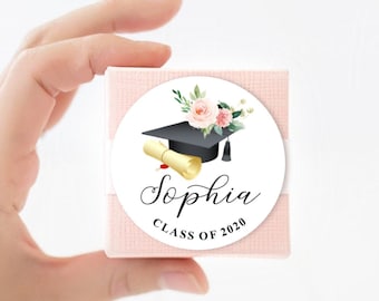 Graduation Party Favor Stickers, Class of 2026