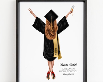 Personalized Graduation Print: Senior Keepsake Gift, Class of 2026