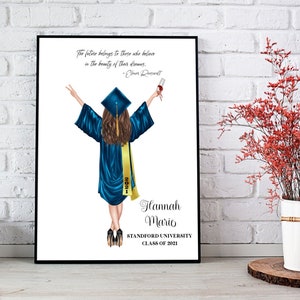 Graduation gift 2022, personalized Senior keepsake, graduation present, college or school graduation present, personzalized graduation print