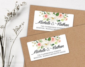 Wedding Address Return Labels Custom Mailing Stickers - Etsy
