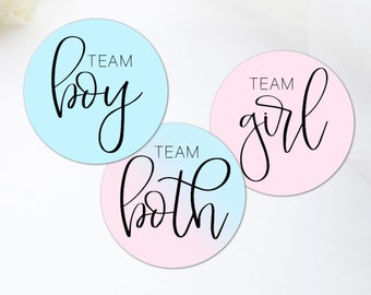 Gender reveal stickers for twins, twins gender reveal stickers, twins baby shower, twins gender reveal games, twins gender reveal -B7T