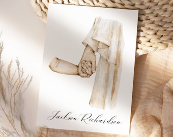 Jesus Holding Child Print: Sympathy Gift, Child Loss Memorial
