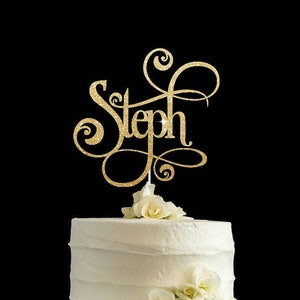 Cake topper with name, birthday cake topper, graduation cake topper, name cake topper, bridal shower decor, baby shower cake topper