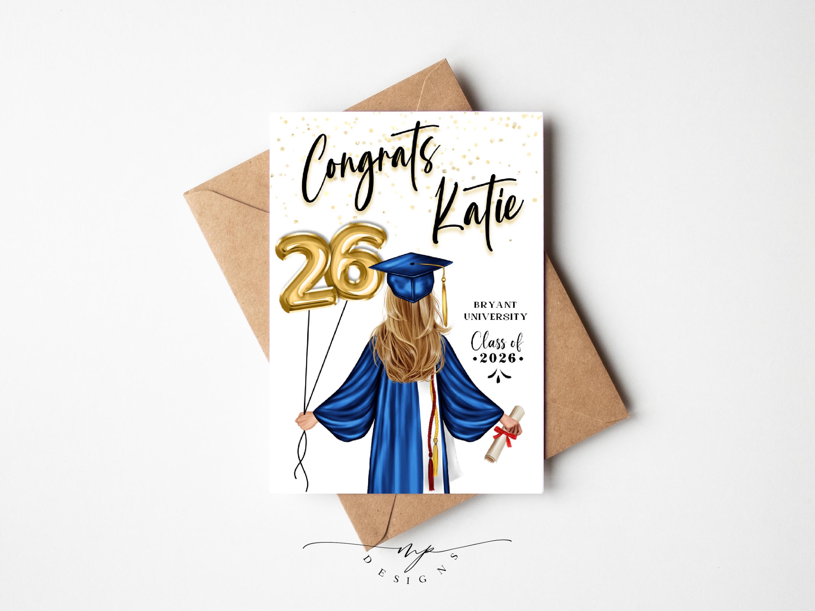 2026 grad cards Graduation Card An intricate design frames the Class of 2026 phrase Quilled 2026 Grad Card