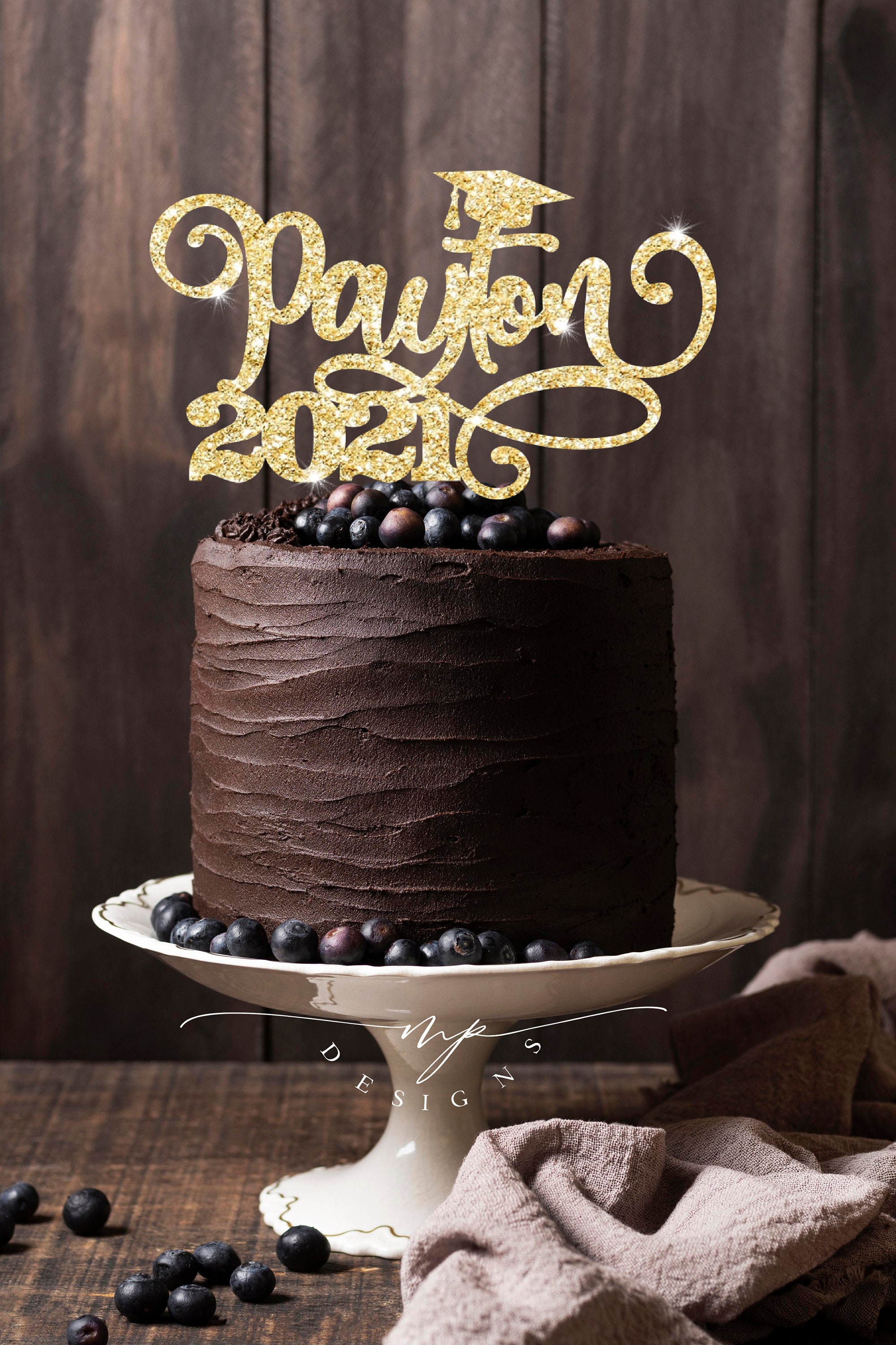 Graduation cake topper class of 2021 cake topper graduation | Etsy