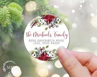 Christmas Address Labels, Christmas Return Address Labels