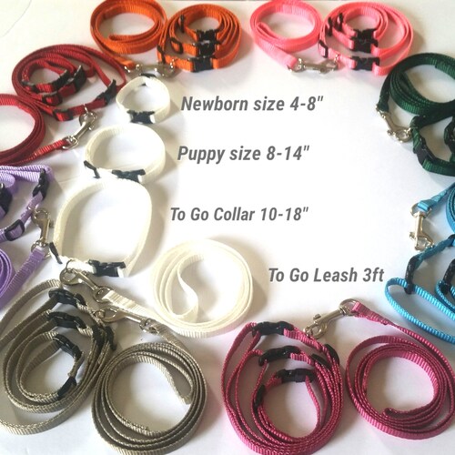 Furbabiespuppy ID Whelping Collars basic Sets Etsy